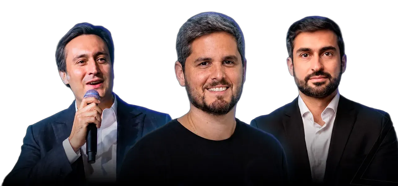 Rafael Furlanetti, Rony Meisler e Rodrigo Sgavioli, palestrantes confirmados do 360 Experience 2026